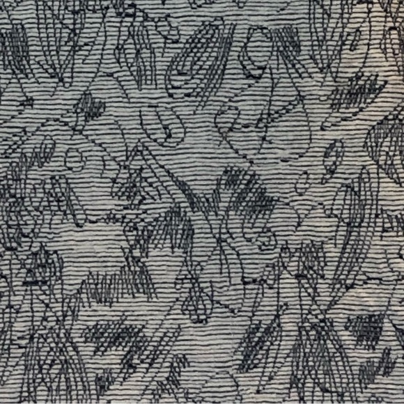 Habitat a-line tunic with relaxed cowl neck abstract print size small - Picture 4 of 8